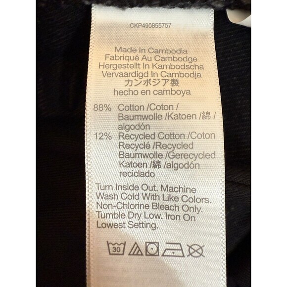 MADEWELL The Harlow Wide-Leg Black Jeans Women's Size 27 NWT - Picture 10 of 10